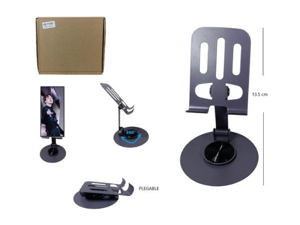 &u+ HOLDER SOPORTE CELULAR PIE METAL  (HD-71069)